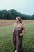 Brown romper
