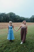 Floral Denim Dreams Dress