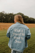 What a Friend In Jesus Denim Jacket