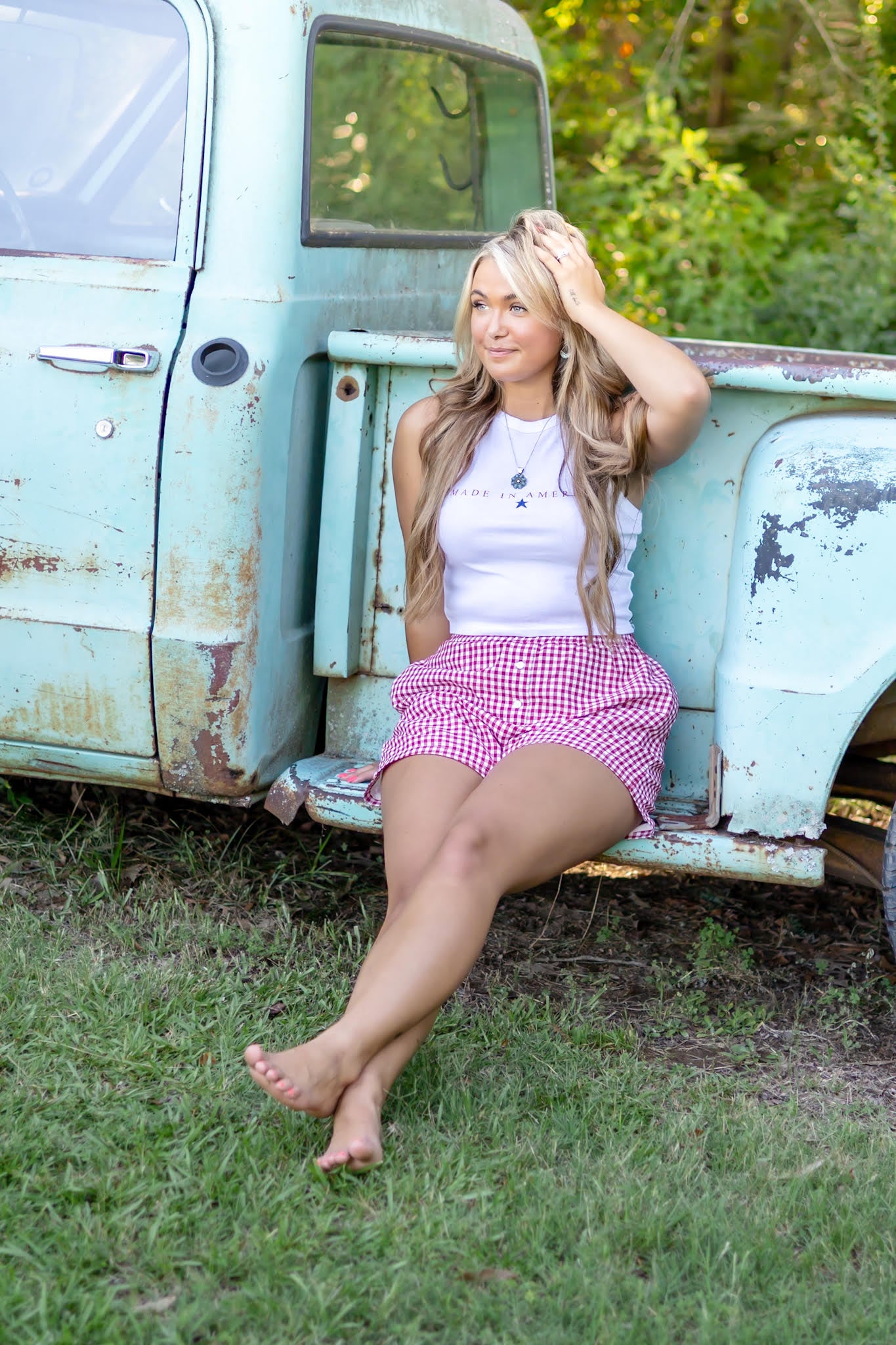 Sweet Magnolia Gingham Shorts
